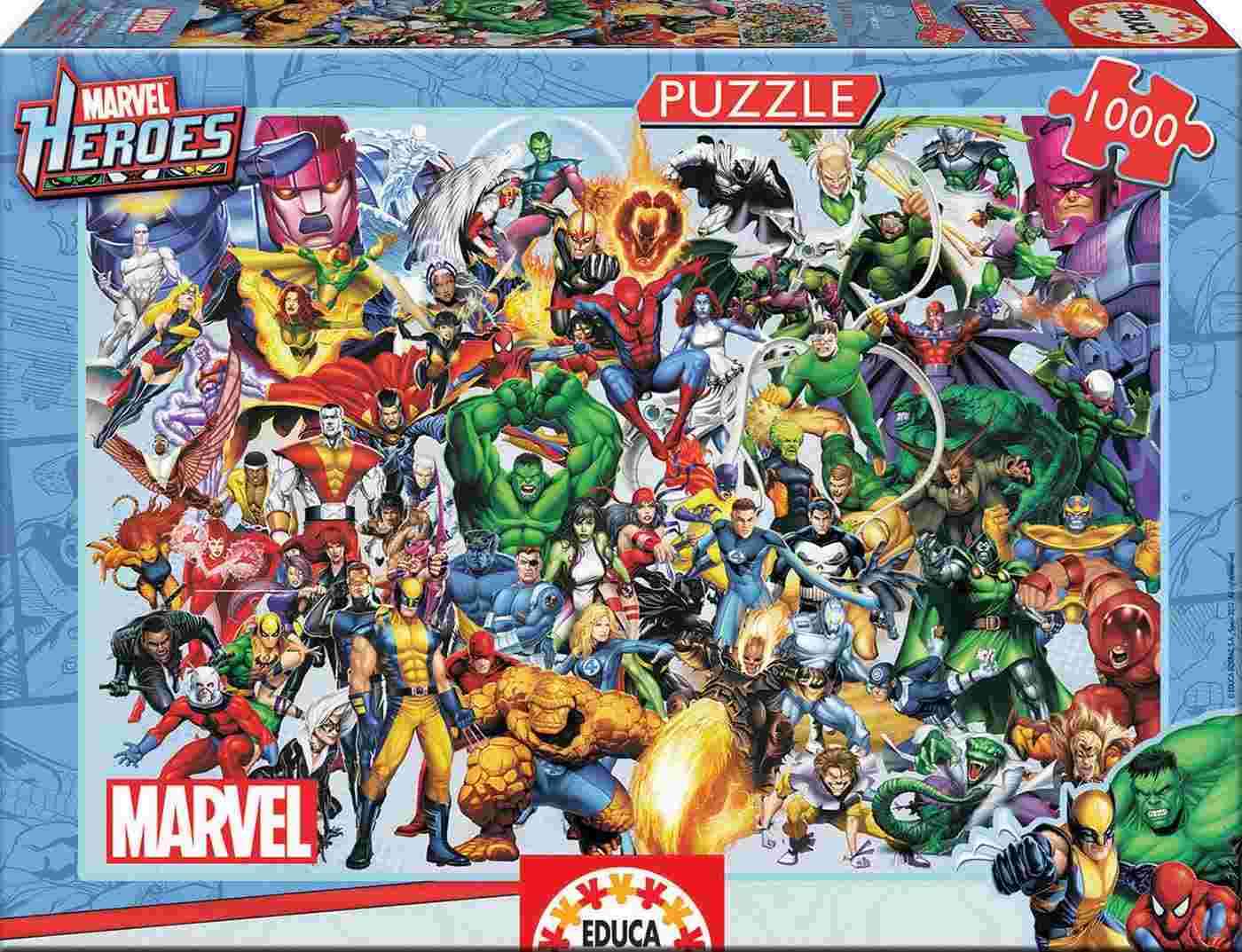 Puzzle 1000 piezas<br>Educa Marvel